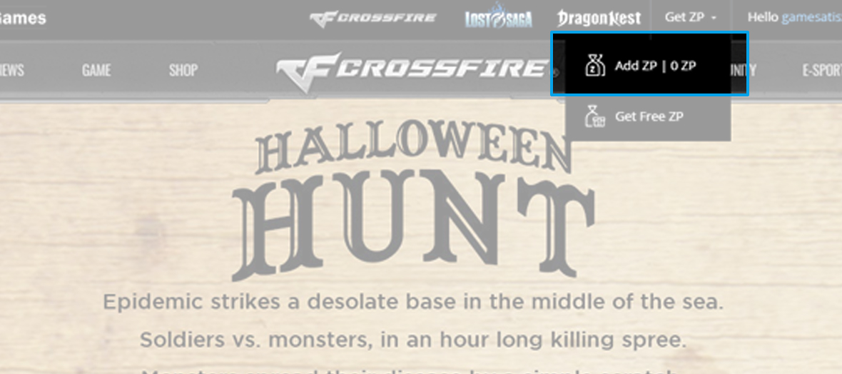 Crossfire Zp Epin Satin Al Gamesatis