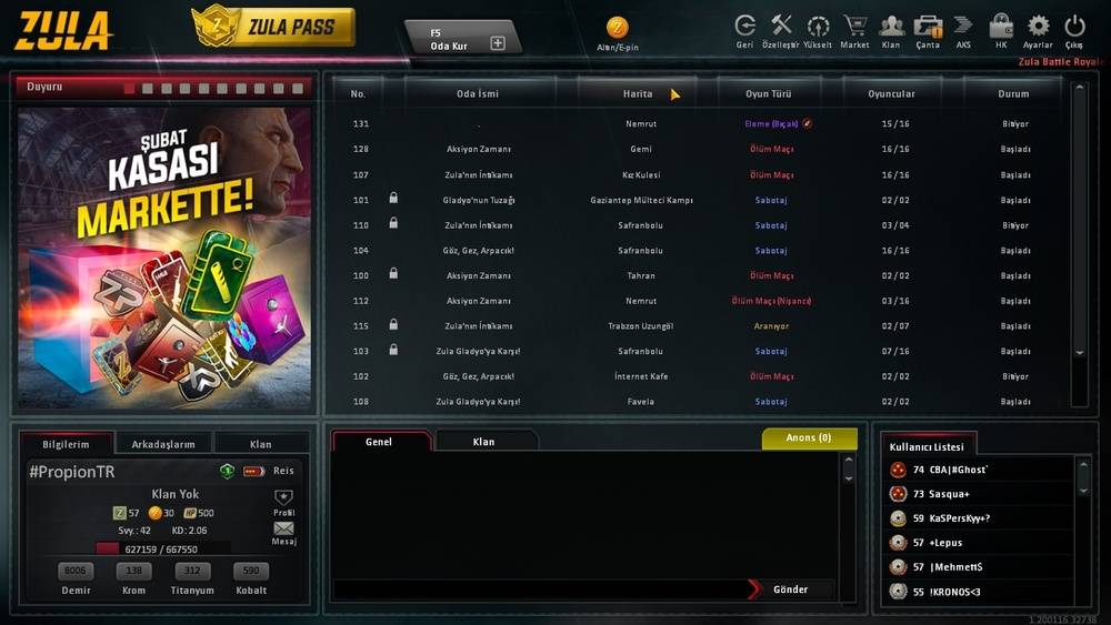Zula 42 Level Guzel Hesap Urununu Zula Hesaplar0 Magazasindan Satin Al Gamesatis
