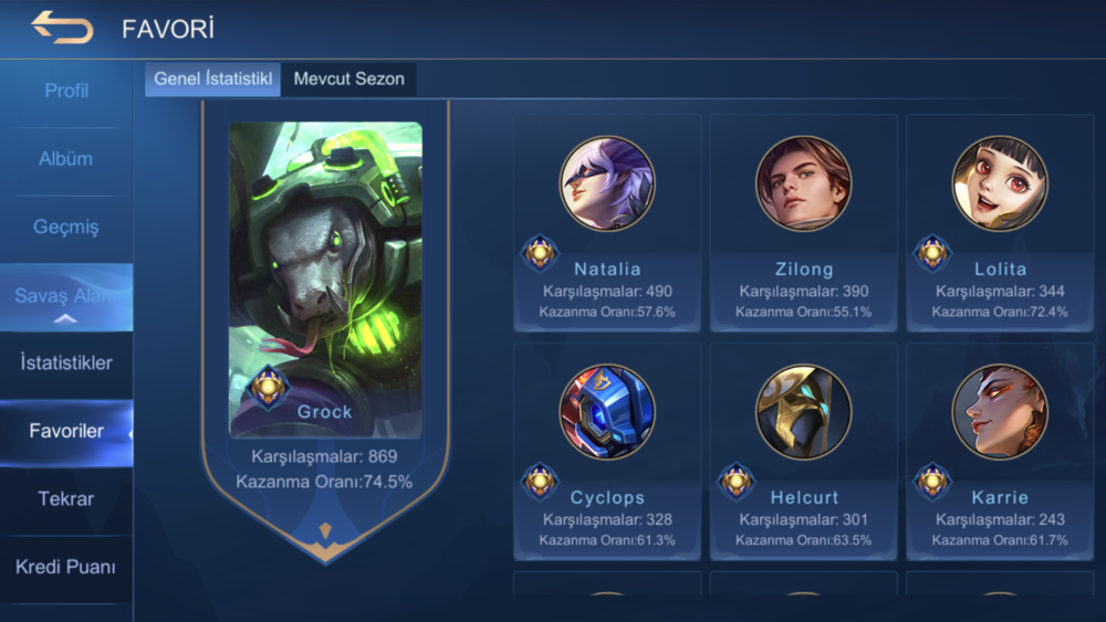 Mobile Legends Satılık Hesap ürününü ShanQiu Shop ...