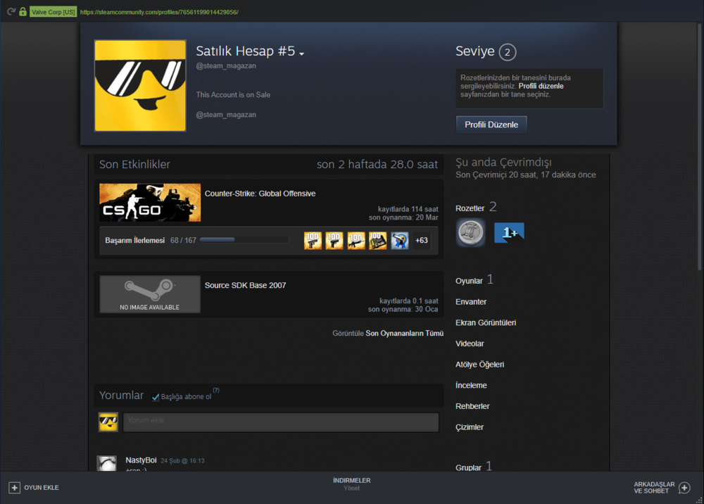 Csgo Prime Ucuz Hesap Urununu Fr1xythesaller Magazasindan Satin Al Gamesatis