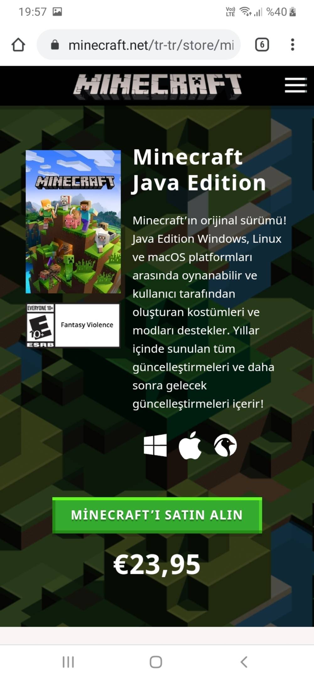 Minecraft Java Edition Urununu Airaffection Magazasindan Satin Al Gamesatis