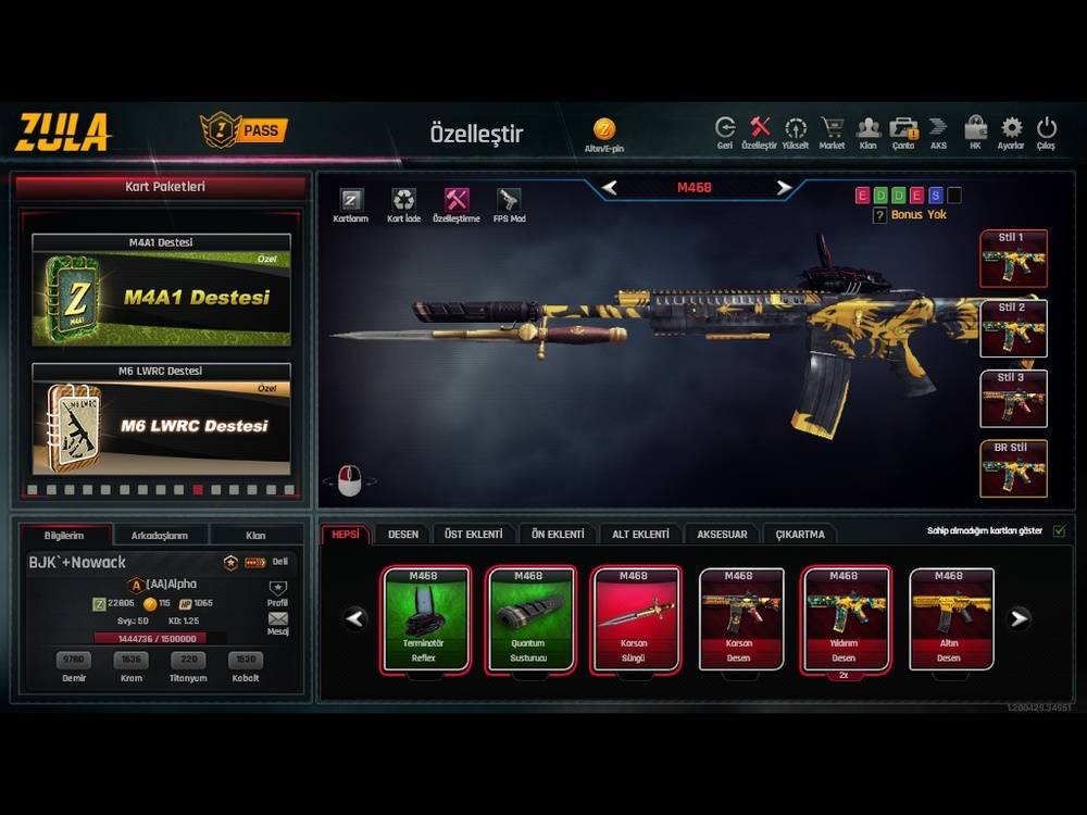 Zula 50 Lvl Sinirsizli 6 Li Hesap Urununu Nowack Magazasindan Satin Al Gamesatis
