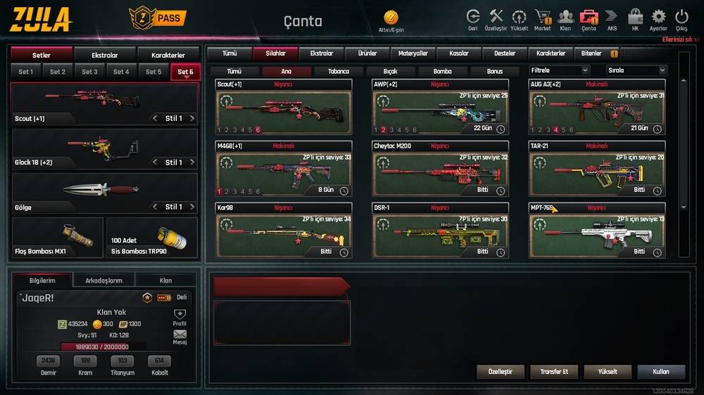 Zula Zp Li Hesap Cok Ucuz Kacirma Urununu Serkan Sakalli Magazasindan Satin Al Gamesatis
