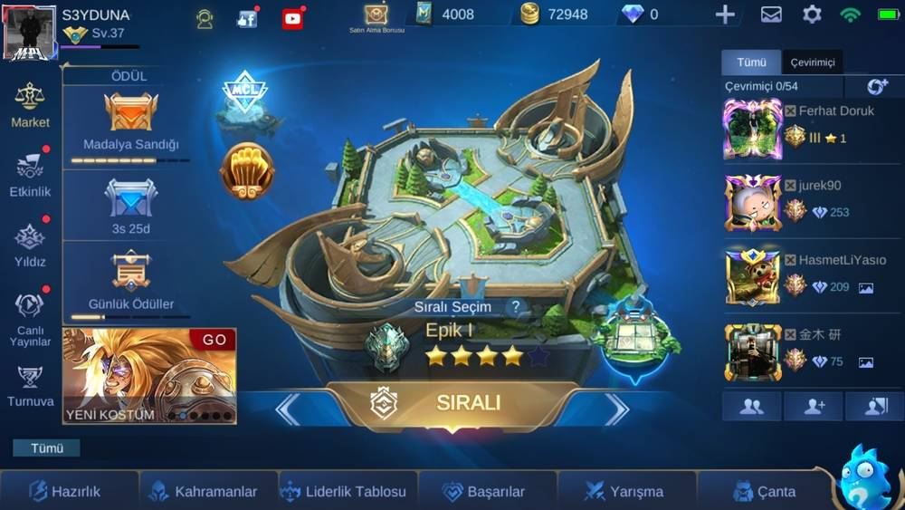 Mobile Legends Hesap Urununu Mobile L Mistik Magazasindan Satin Al Gamesatis
