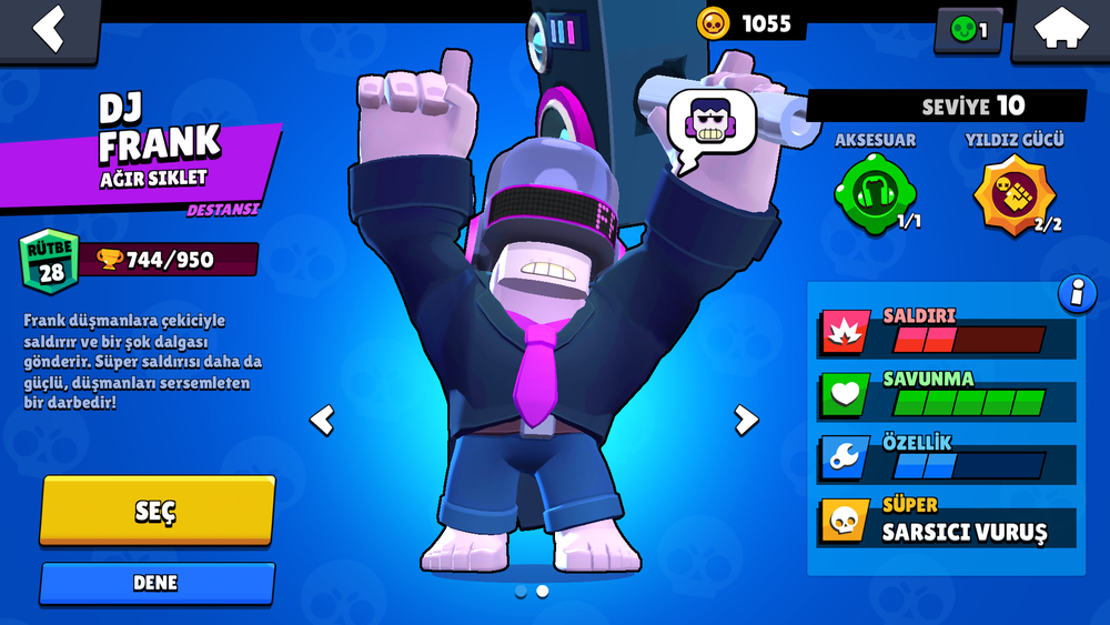 Tr 3 Su Frank Urununu Brawl Stars Car Magazasindan Satin Al Gamesatis