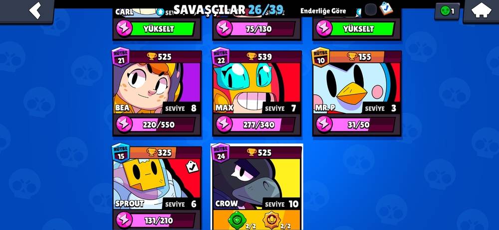 Brawl Stars Max Crowlu Hesap Urununu Satici Brawler Magazasindan Satin Al Gamesatis