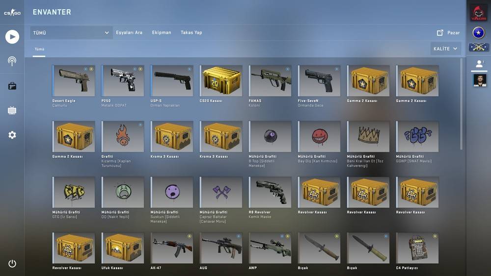 Steam Csgo Seckin Hesap Urununu Vaers Magazasindan Satin Al Gamesatis