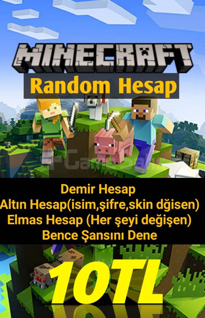 MİNECRAFT RANDOM HESAP BENCE KAÇIRMA ürününü