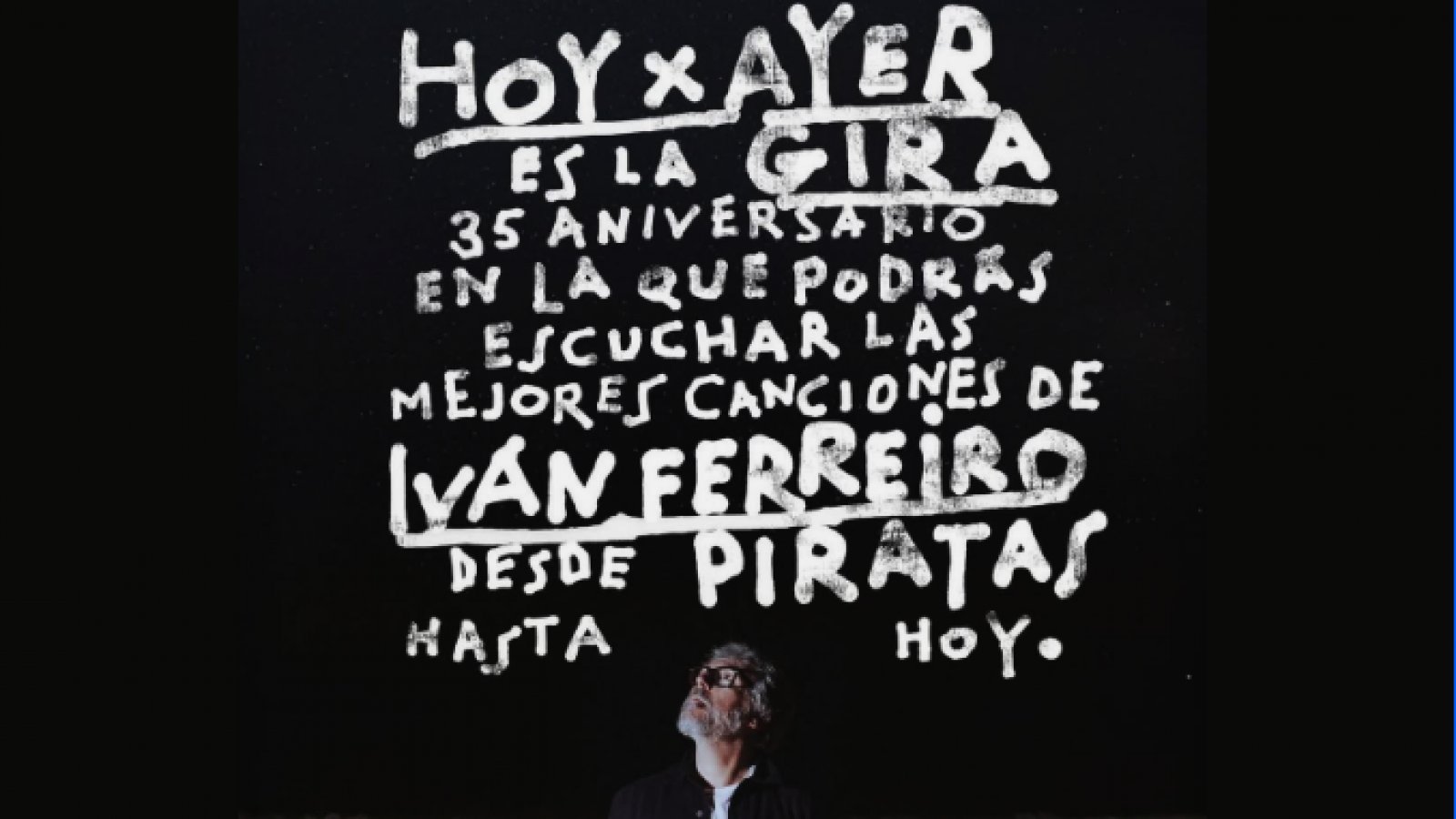 Iván Ferreiro Celebra 35 Años de Música con la Gira “Hoy x Ayer”