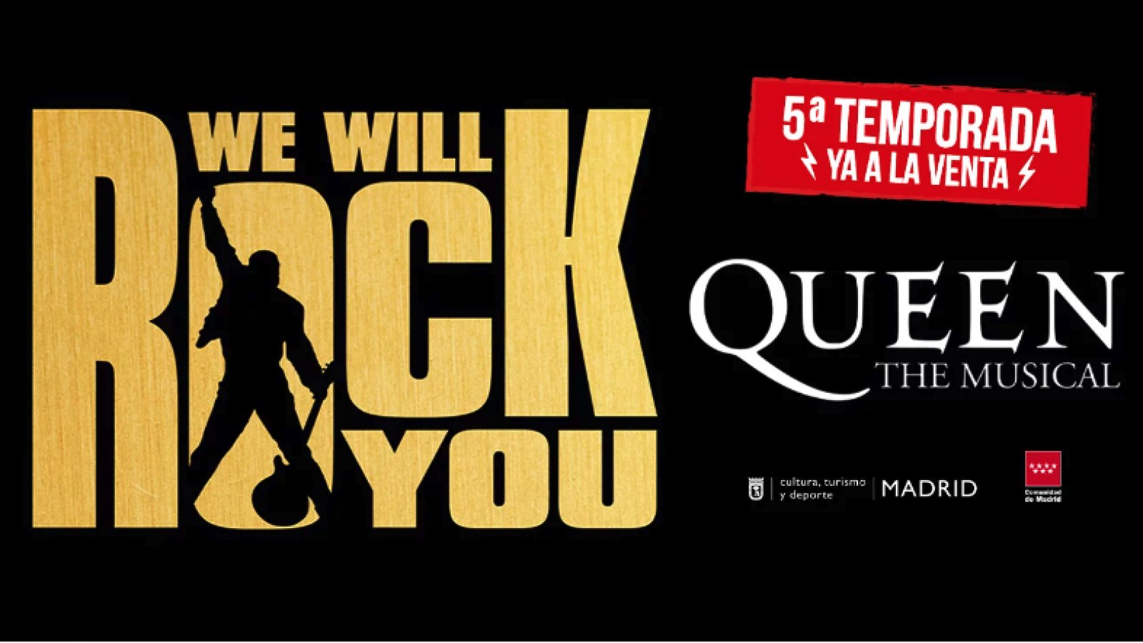 'We Will Rock You', el Musical de Queen, Regresa a Madrid con su Quinta Temporada