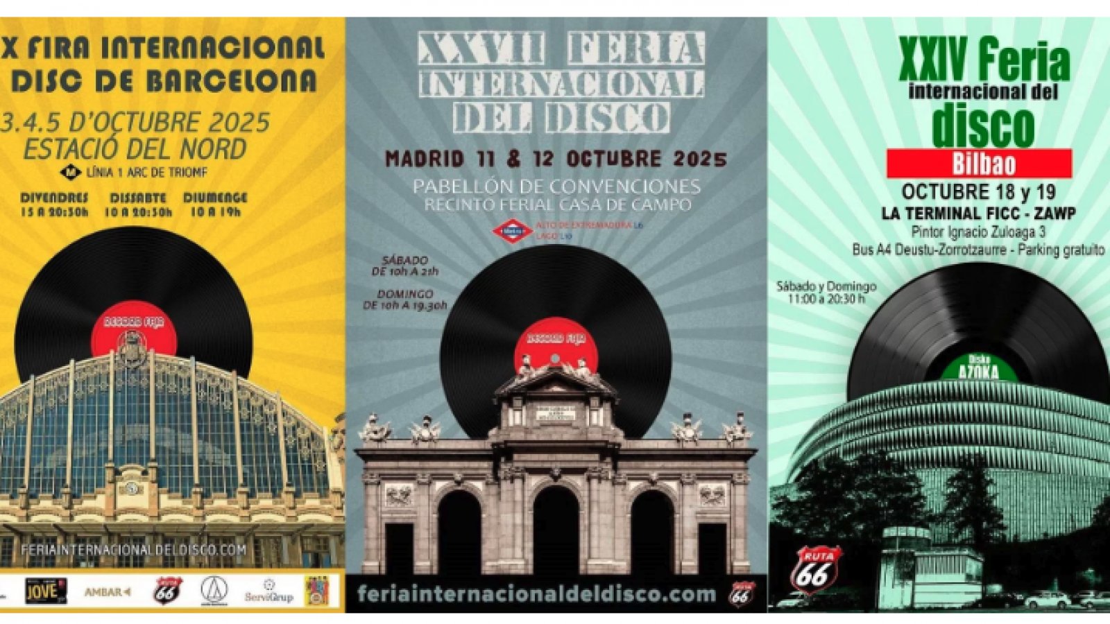 Vuelve la Fiesta de los Coleccionistas: La Feria Internacional del Disco Recorre Barcelona, Madrid y Bilbao en Octubre