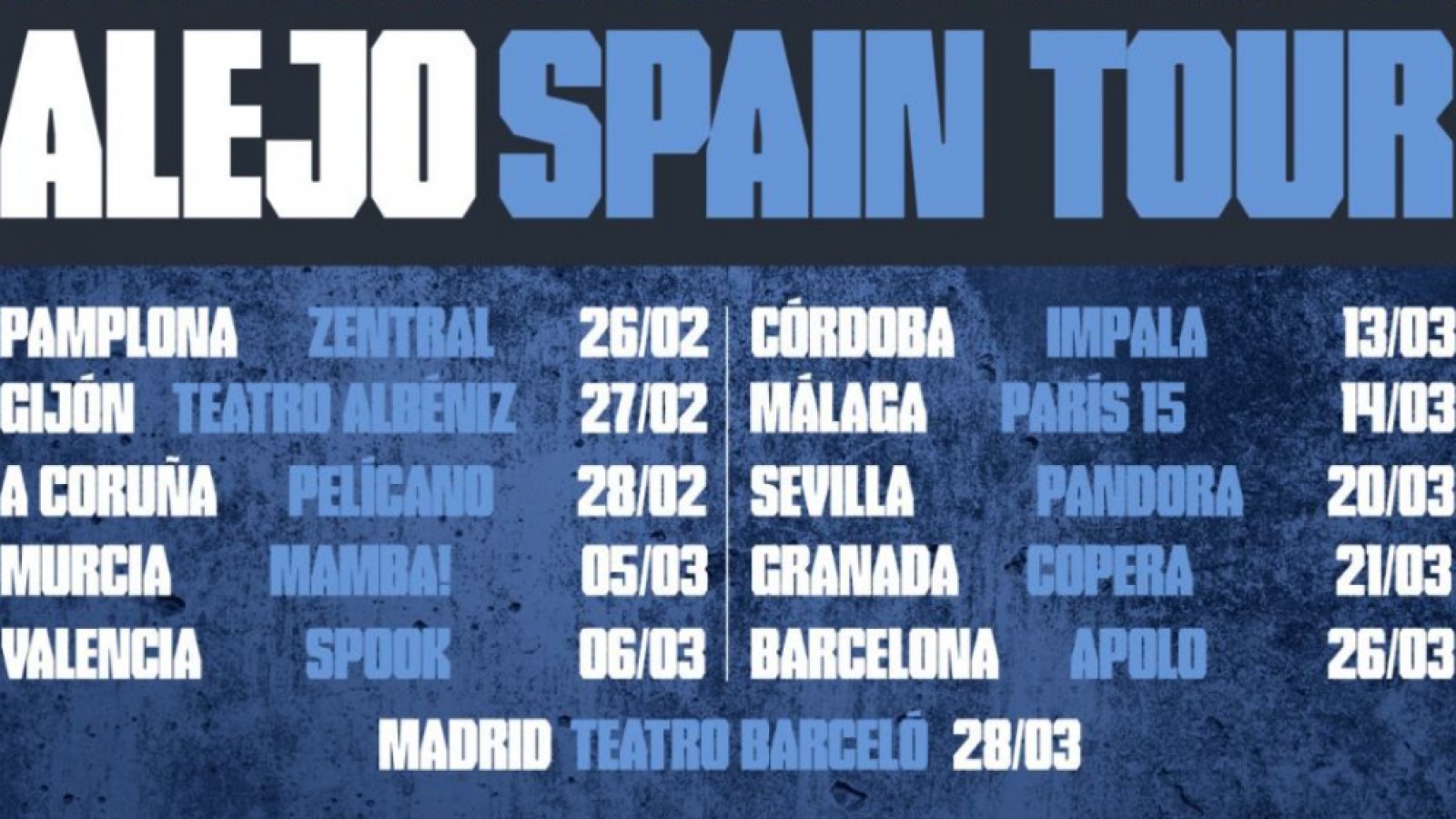 Alejo Regresa a España en 2026: Fechas y Detalles de su Gira