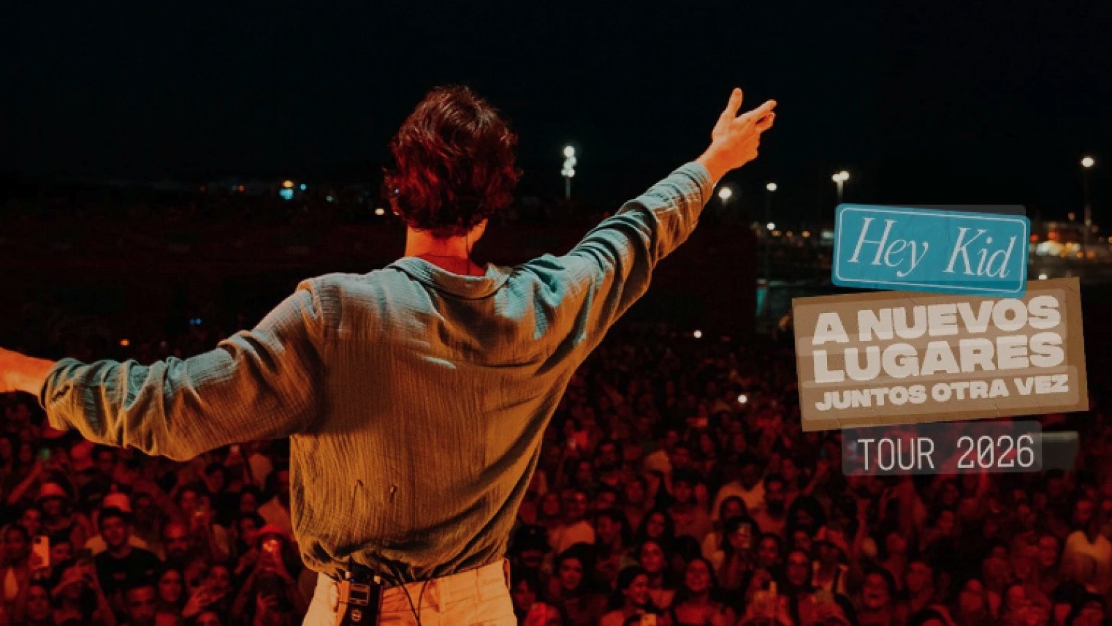 Hey Kid Nos Invita a Soñar con su Gira “A nuevos lugares juntos otra vez” 2026