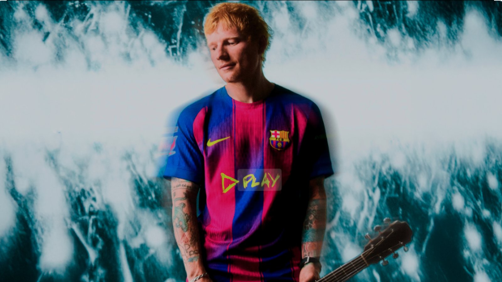 Ed Sheeran ficha por el Barça para el Clásico ante el Real Madrid