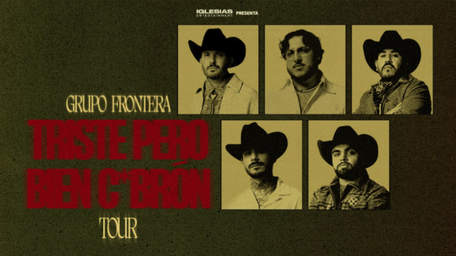 Grupo Frontera Trae su Cumbia Norteña a España con la Gira "Triste Pero Bien C*bron" en 2026