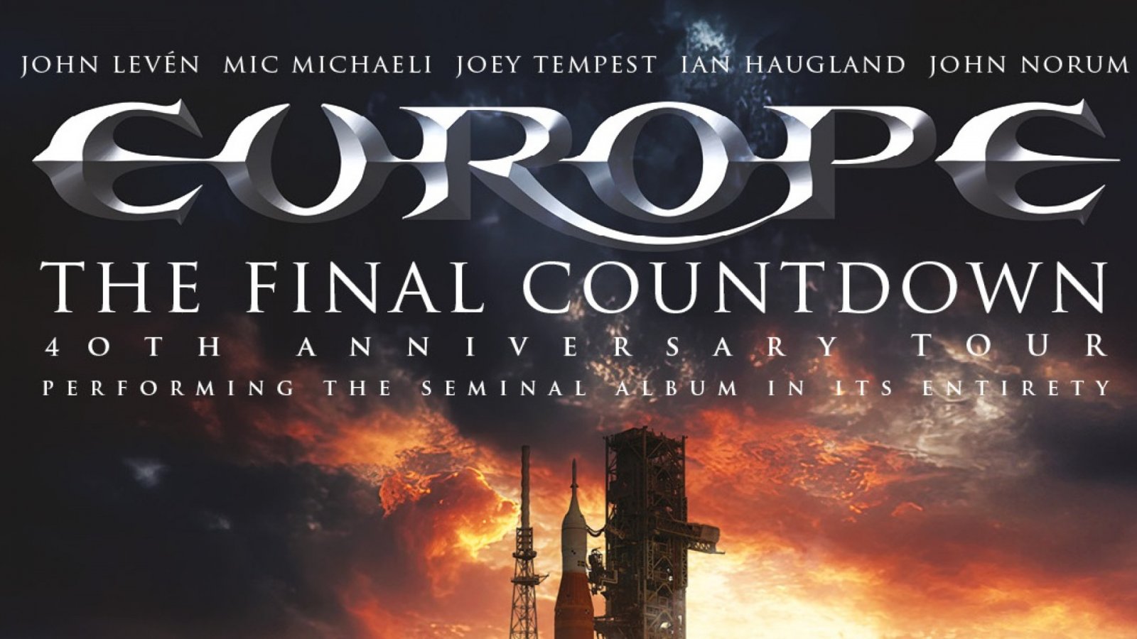EUROPE Celebra el 40º Aniversario de ‘THE FINAL COUNTDOWN’ con Tres Conciertos Únicos en España en Octubre de 2026