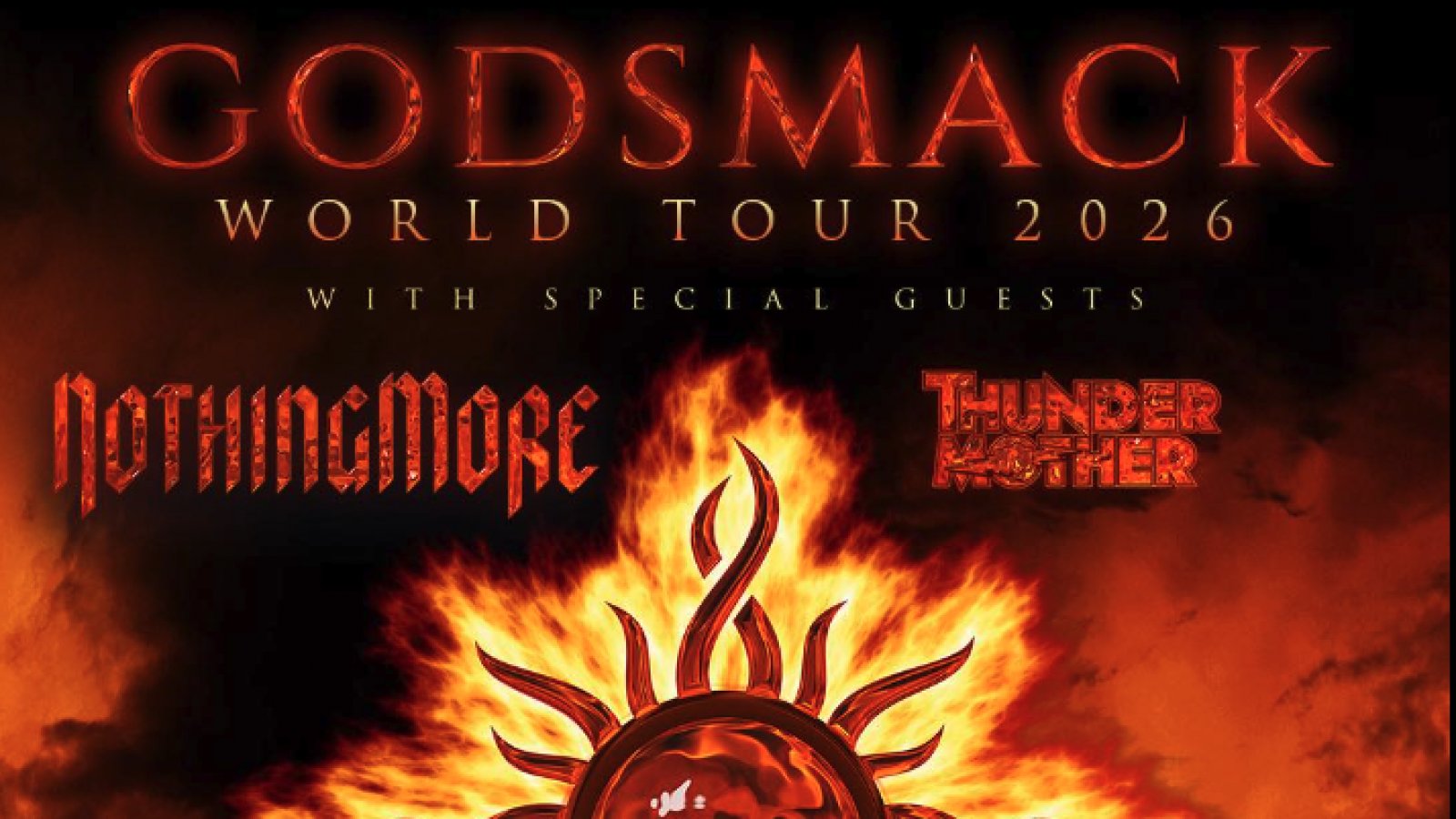 Godsmack y Nothing More Desatan el Rock en España con Dos Fechas Exclusivas en Agosto de 2026