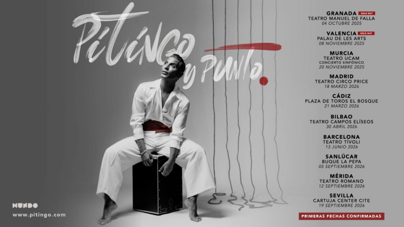 Pitingo Anuncia ‘Pitingo y Punto’: La Gira de la "Soulería" Íntima y Emocional