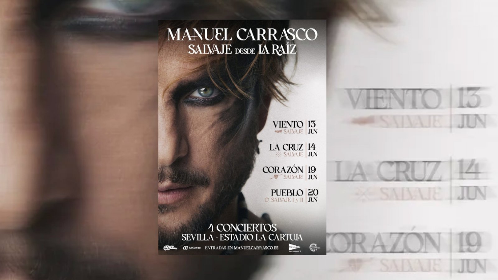 Manuel Carrasco Anuncia "Salvaje Desde La Raíz": Residencia de Cuatro Noches en La Cartuja