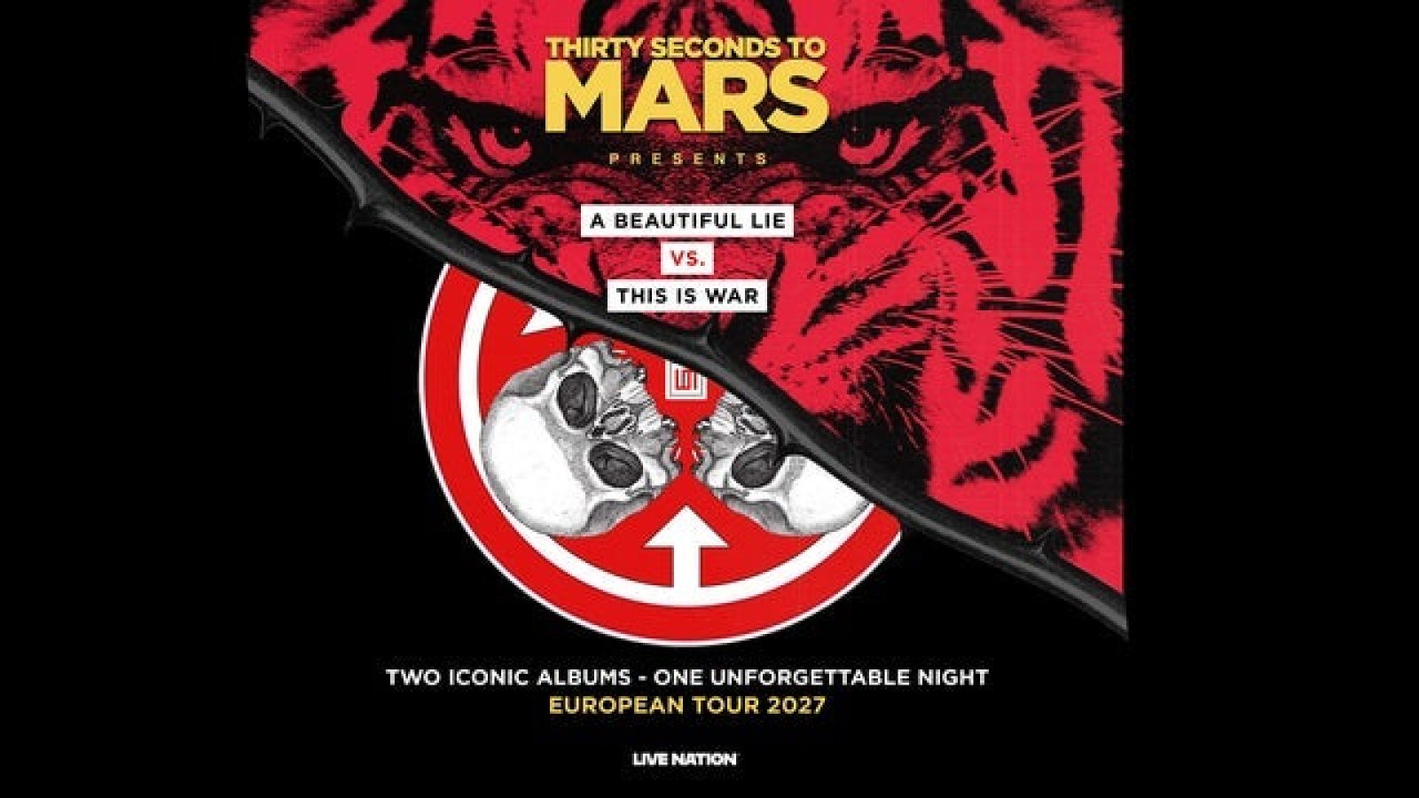 Thirty Seconds To Mars: Duelo de titanes en Madrid y Valencia para 2027