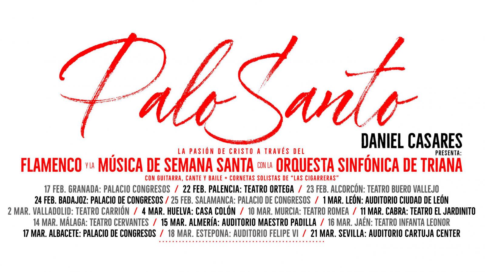 Daniel Casares presenta Palo Santo, flamenco y Semana Santa.