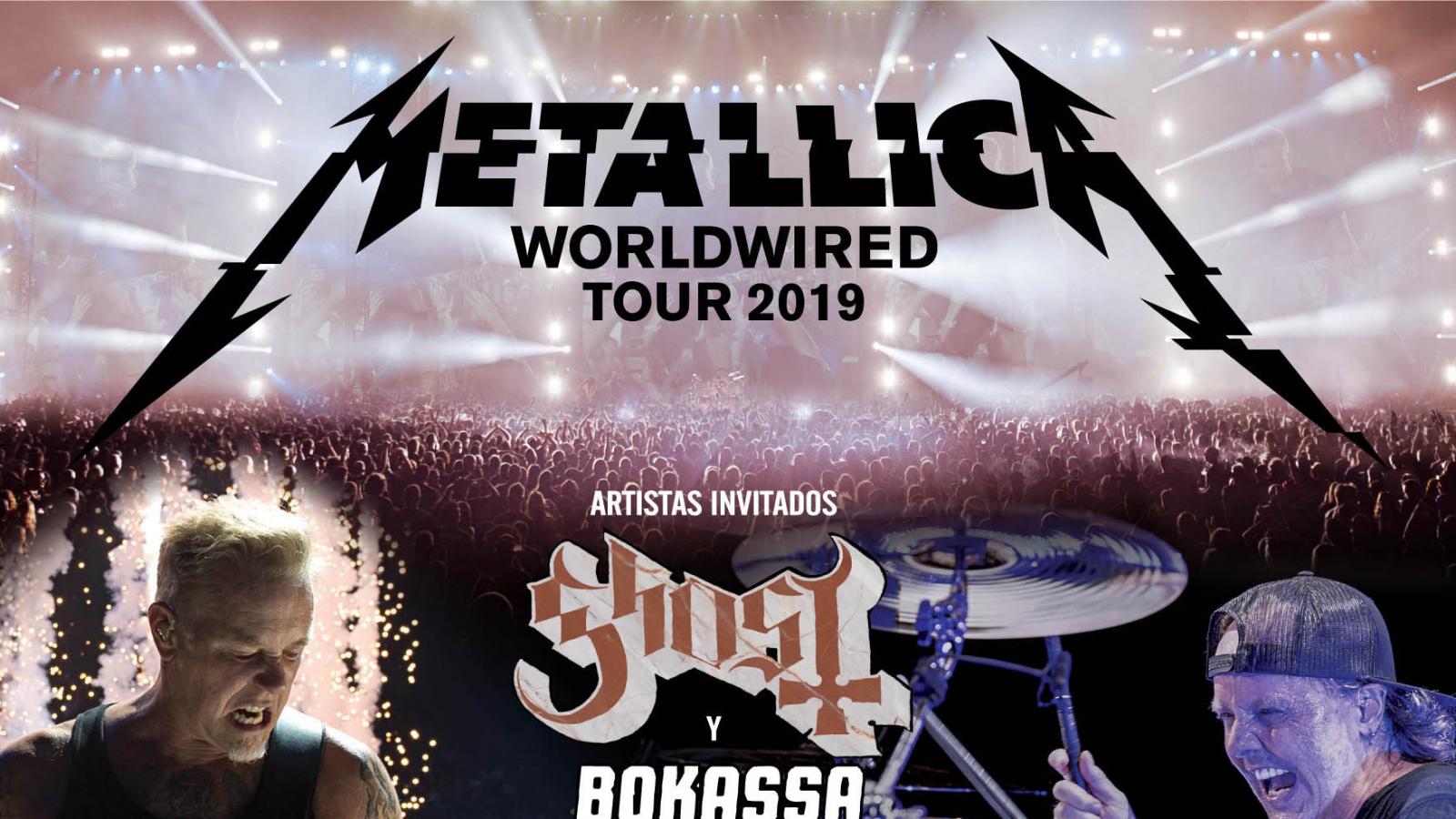Metallica volverá en mayo a Madrid y Barcelona