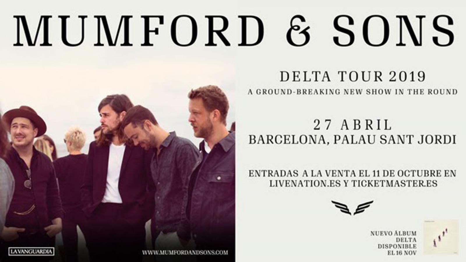 Mumford & Sons anuncian una única fecha en España para el año 2019