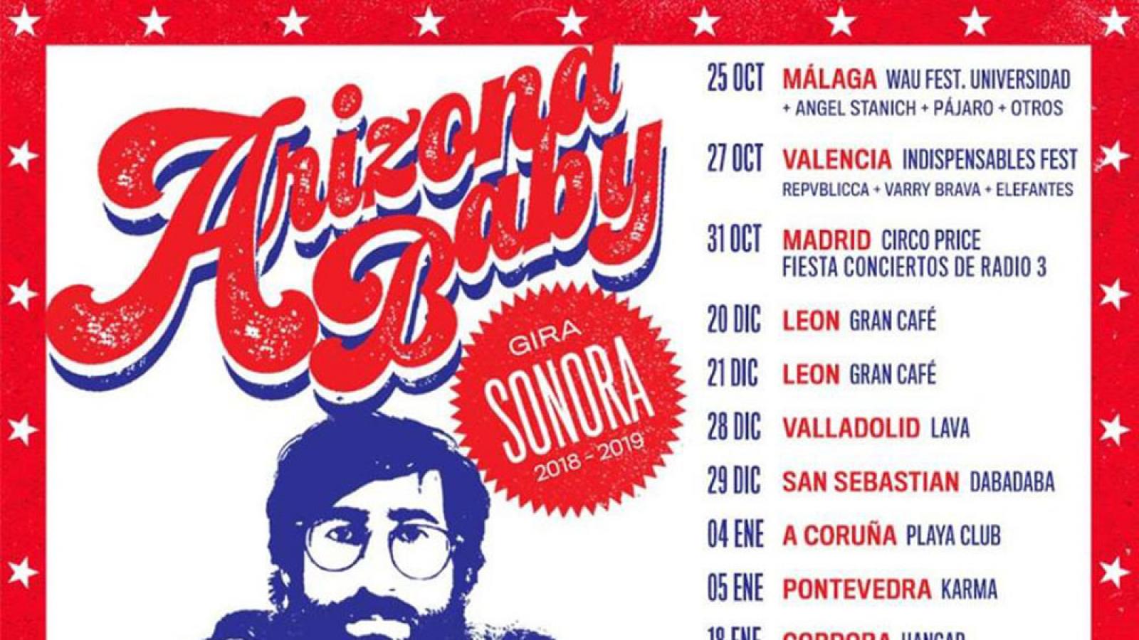 Acaba de arrancar la Gira Sonora de Arizona Baby