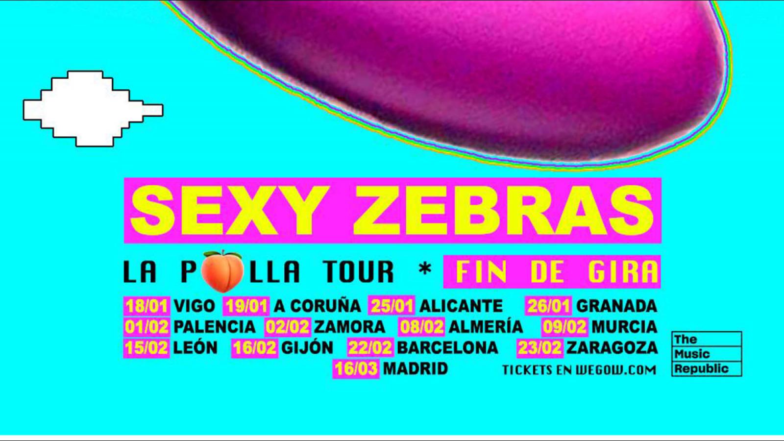 Sexy Zebras anuncian conciertos fin de gira