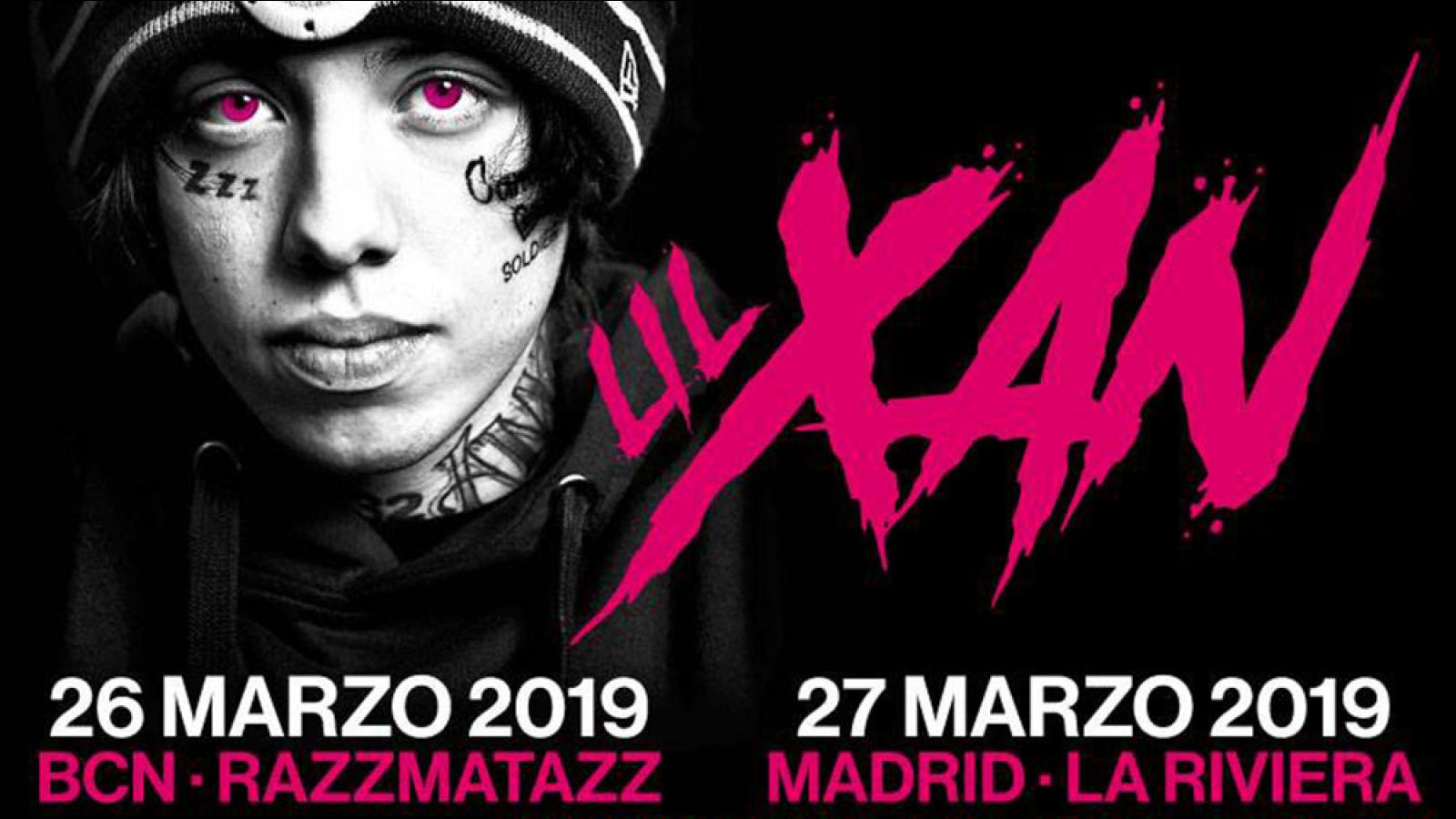 Lil Xan presentará Total Xanarchy en La Riviera y Razzmatazz a finales de marzo