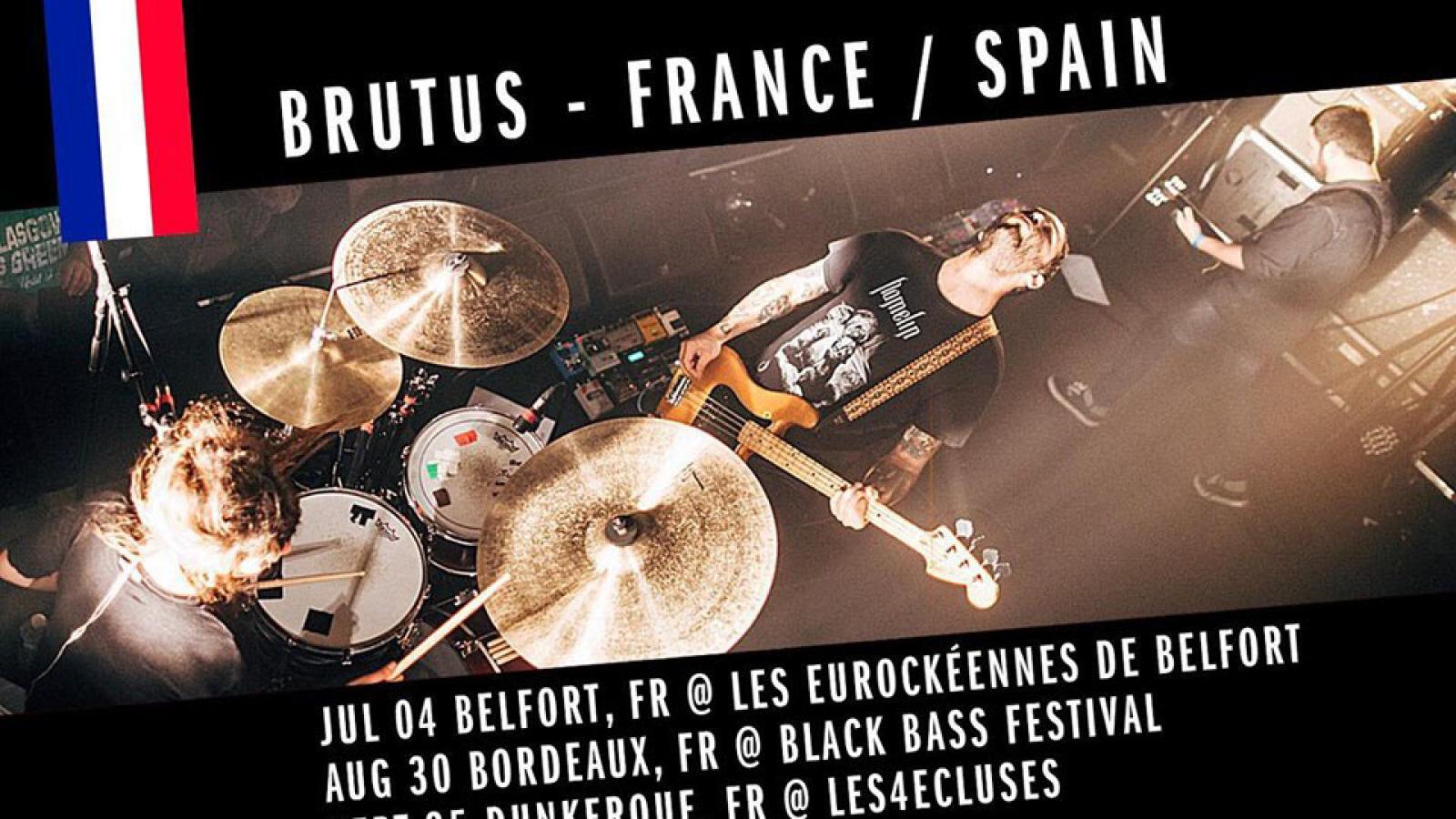 Brutus ha confirmado conciertos en Madrid, Bilbao, Donostia y Barcelona.