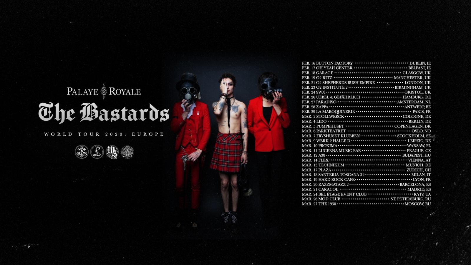 Palaye Royale visitará España en marzo de 2020