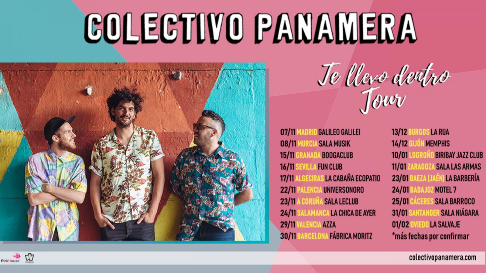 Nueva gira de Colectivo Panamera "Te Llevo Dentro Tour" a partir de noviembre
