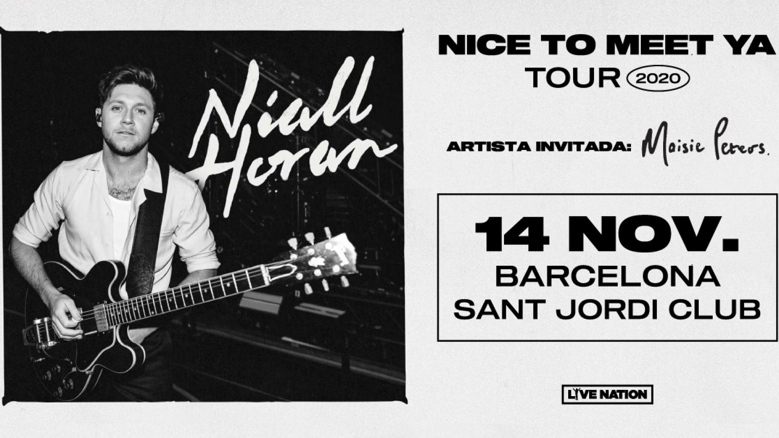 Niall Horan ha confirmado una única fecha de gira en España