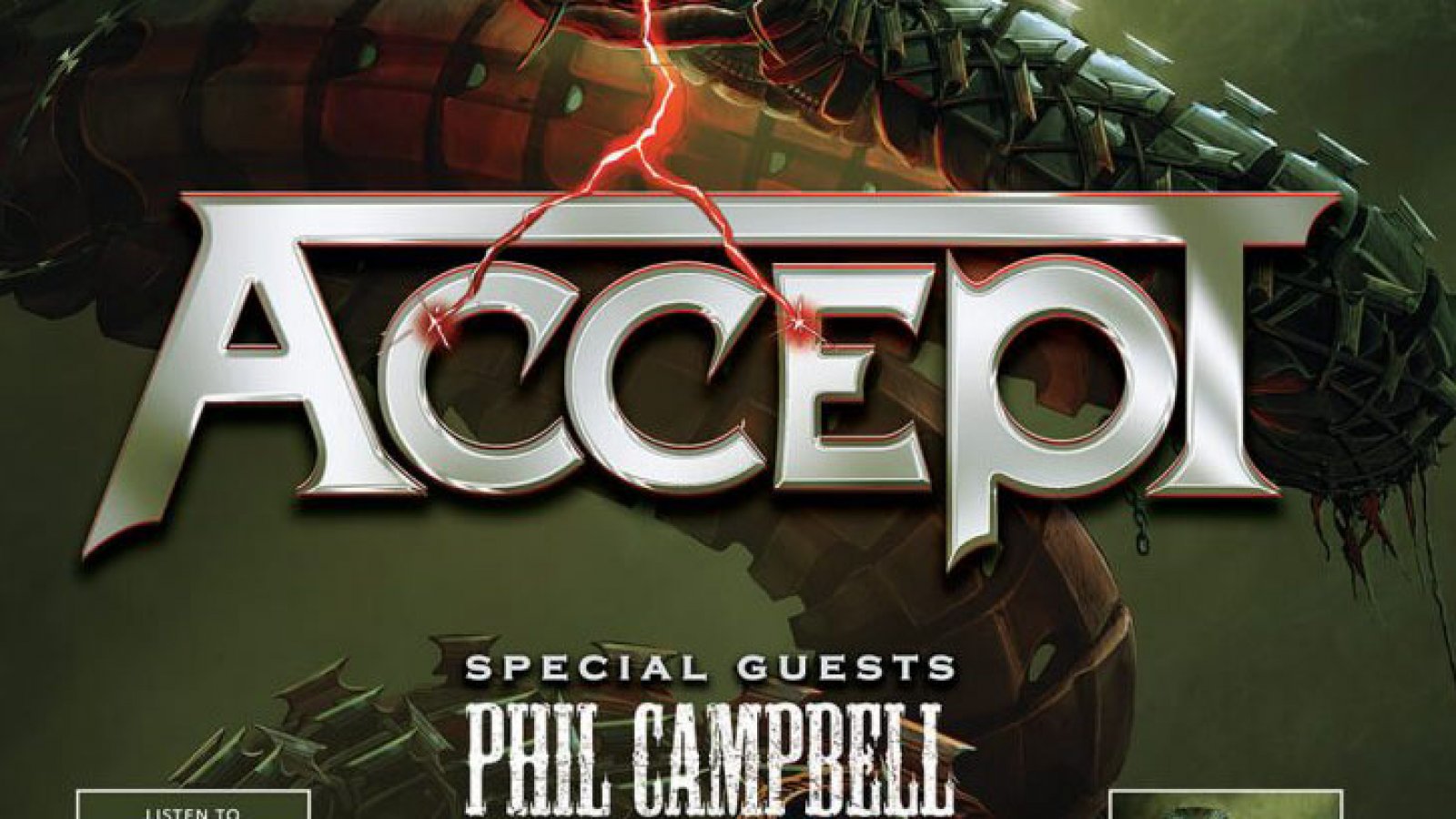 La banda alemana de heavy metal Accept pasará por España en enero del año 2022