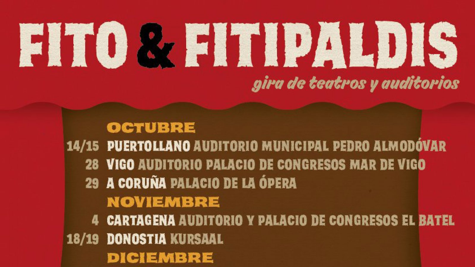 Fito anuncia una gira por teatros y auditorios para los años 2022 y 2023