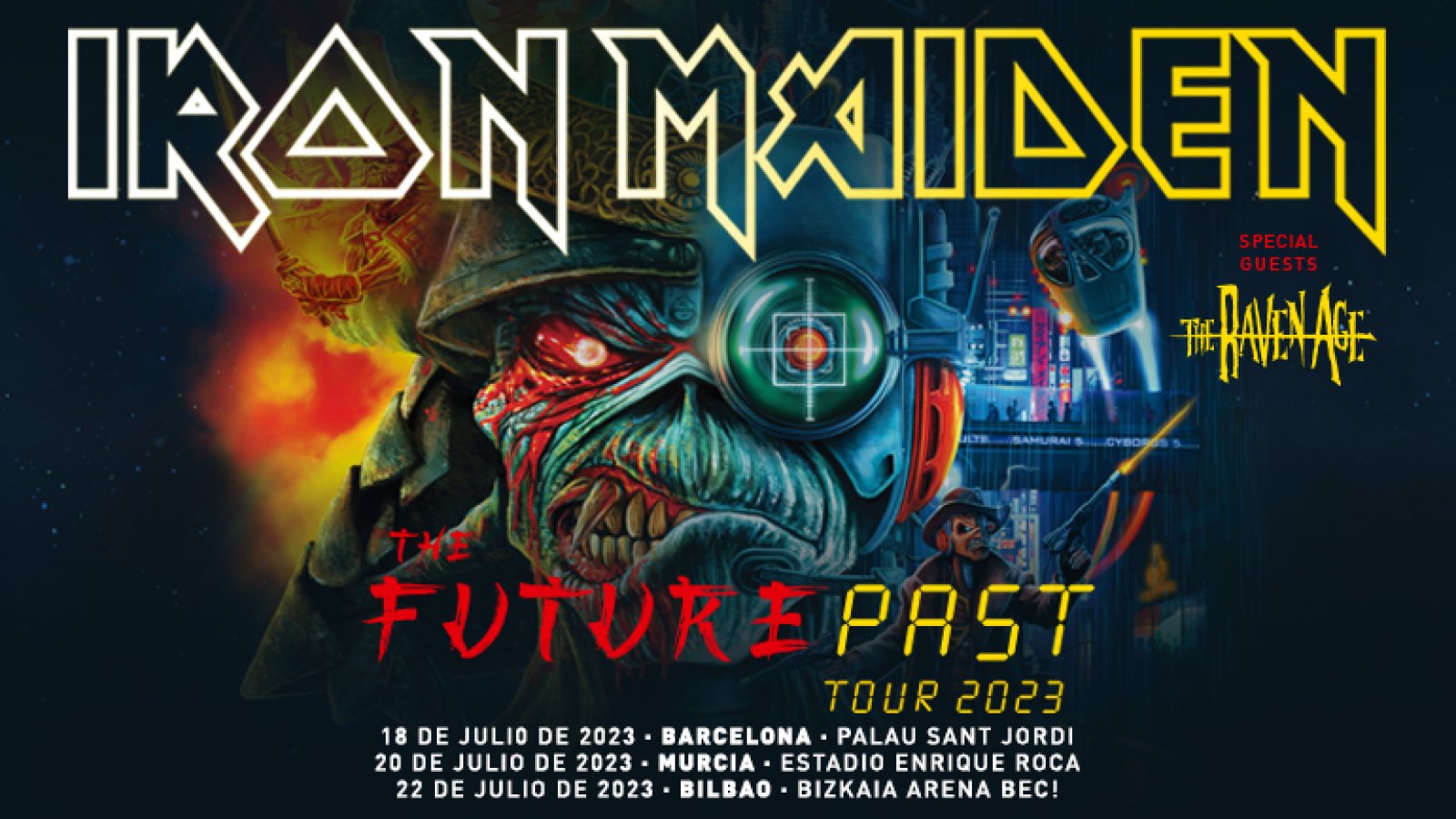 Gira The Future Past Tour 2023 de Iron Maiden