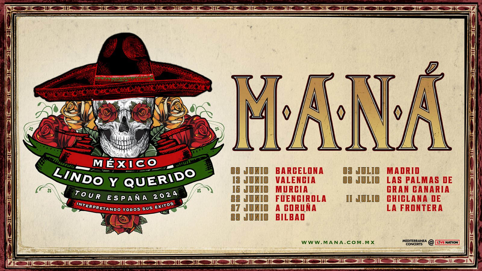 Mana volverá a España en el año 2024
