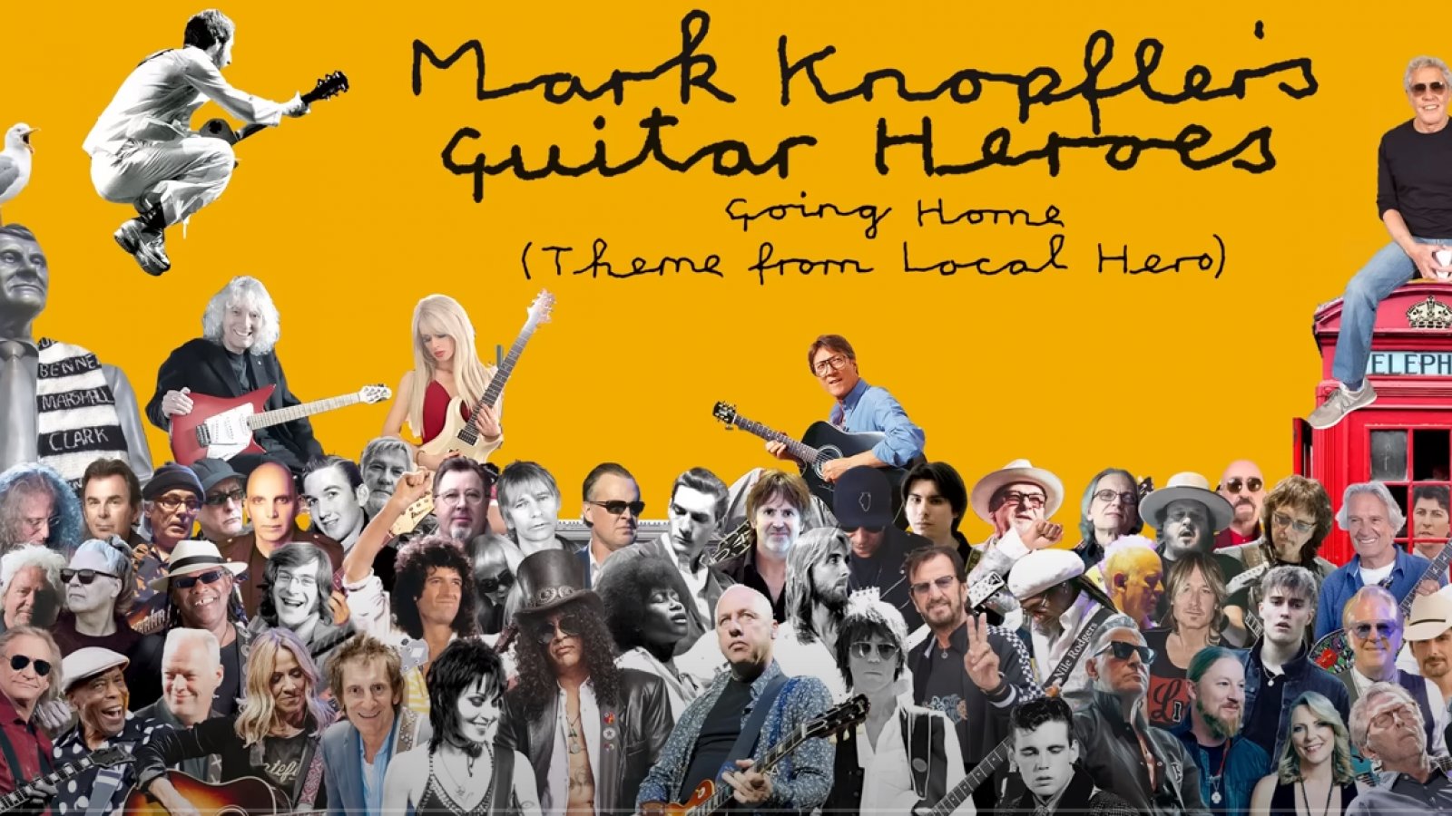 Mark Knopfler lidera un supergrupo "Guitar Heroes" en un homenaje musical con fines solidarios