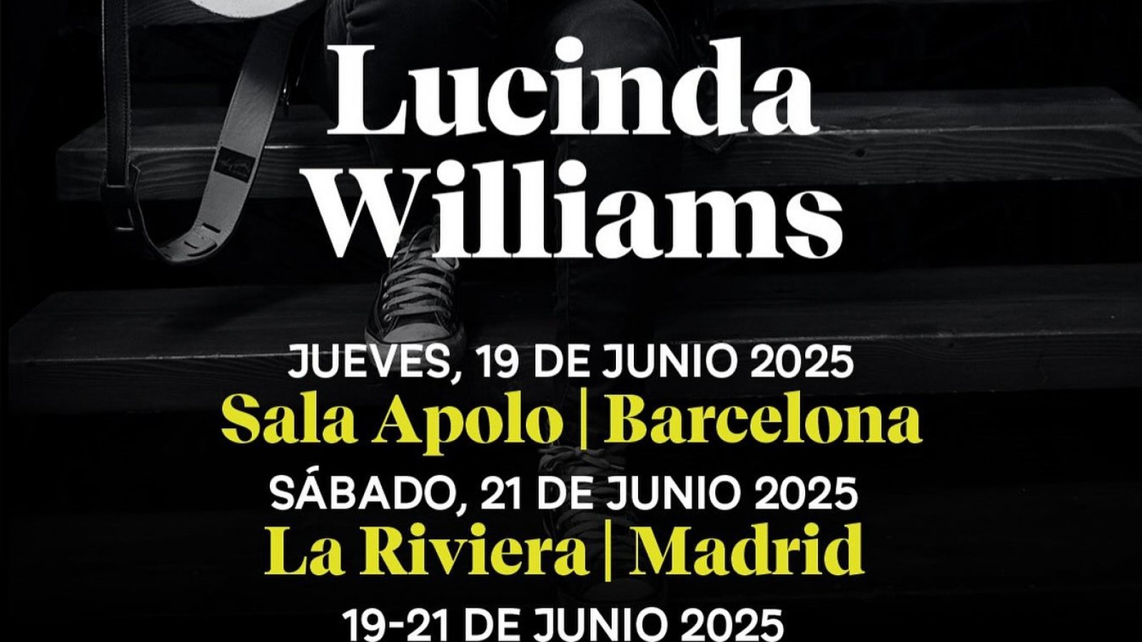 Lucinda Williams volverá a España en el año 2025