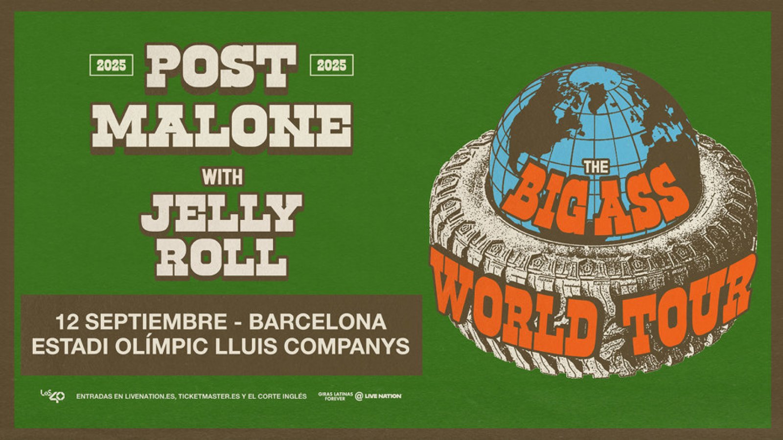 Post Malone llega a Barcelona con "The BIG ASS World Tour"