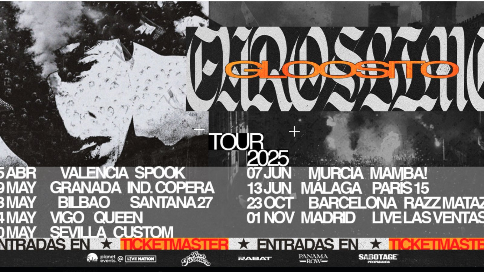 Gloosito anuncia su gira nacional para 2025 con “EUROSLiME”