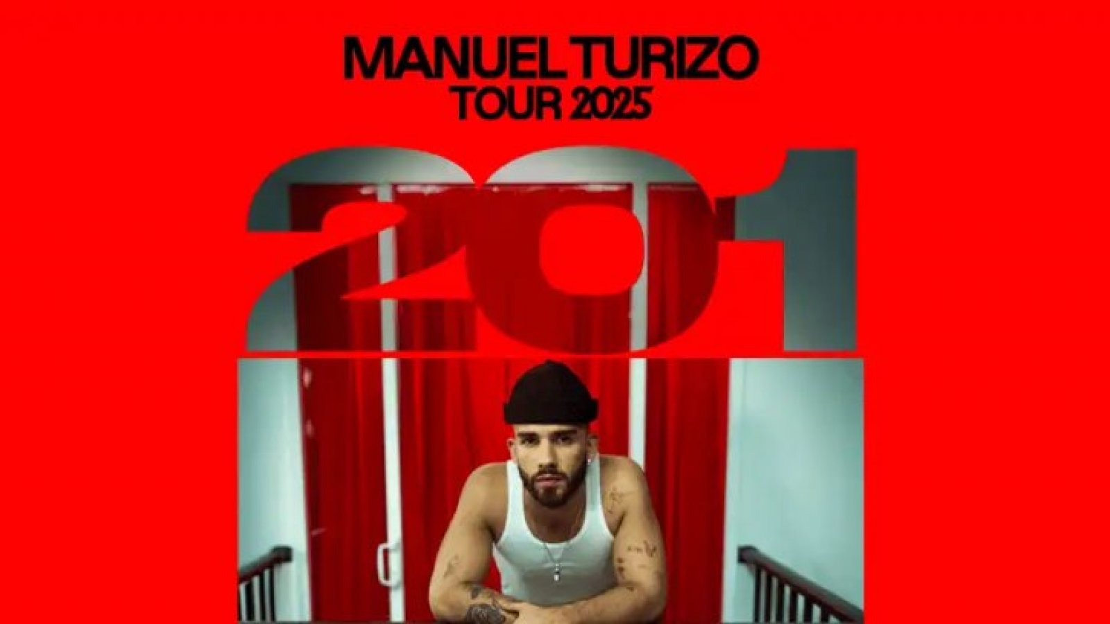 Manuel Turizo Anuncia su "201 TOUR" en España: 15 Ciudades a Partir de Octubre