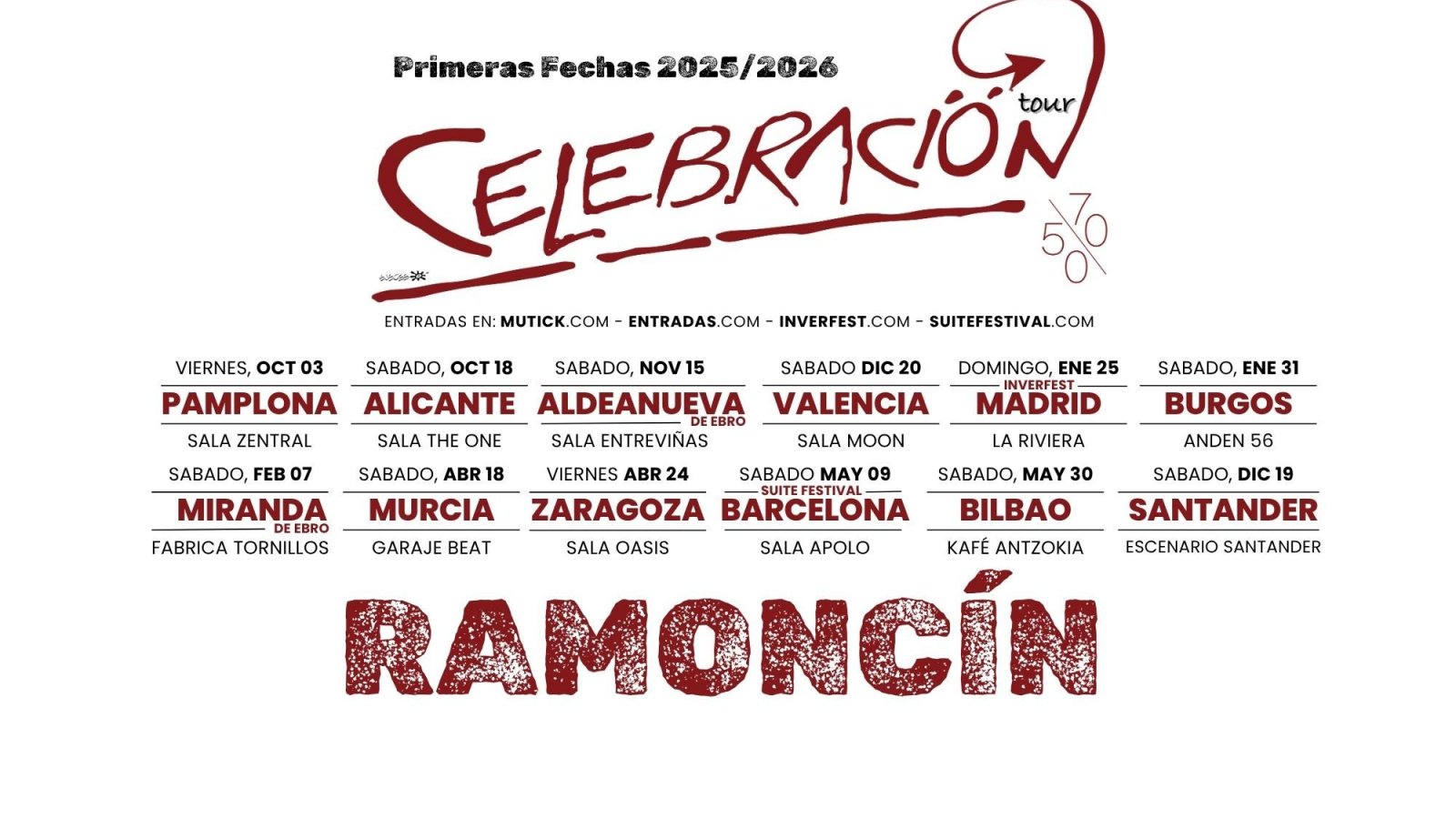 Ramoncín Arranca su Gira "CELEBRACIÓN 50/70"