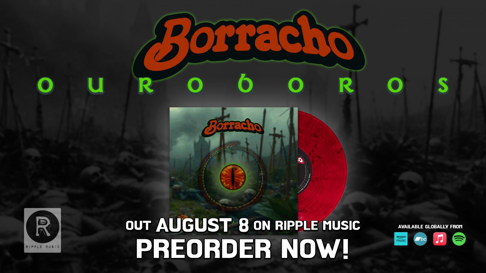 Borracho Lanza su Nuevo Álbum "Ouroboros", un Manifiesto de Riffs sobre la Decadencia Social