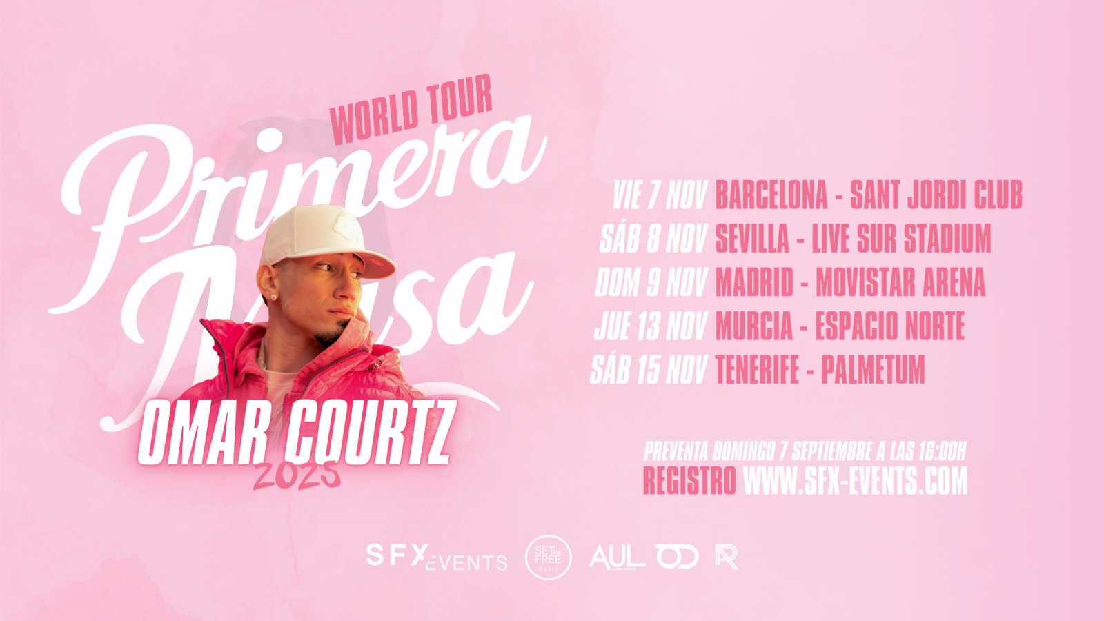 Omar Courtz Anuncia Gira en España para 2025