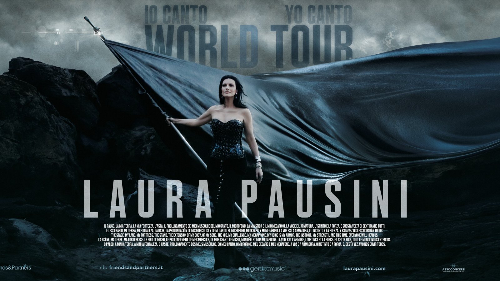 Laura Pausini Anuncia la Gira Mundial "Yo Canto" con Cinco Fechas en España