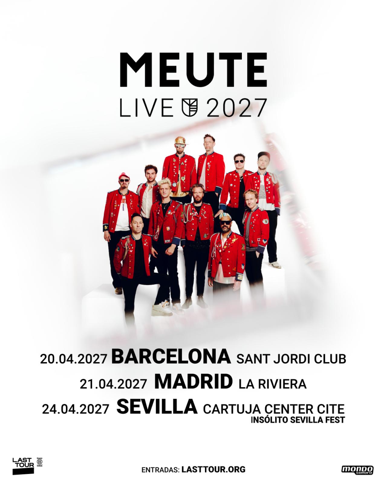 MEUTE regresará a España en 2027 con tres conciertos para presentar su nuevo álbum