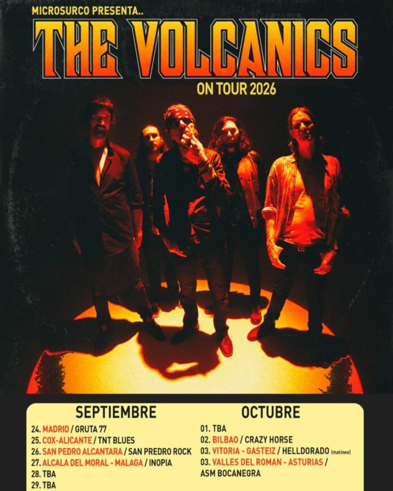 The Volcanics regresan a España con una explosiva gira para presentar "Too Late To Run"