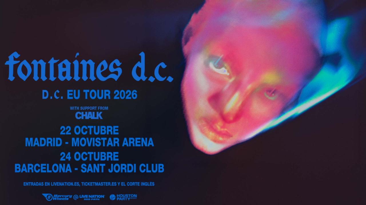 Fontaines D.C. presentan 'Dopamine Chamber' en Madrid y Barcelona seis días después de publicarlo